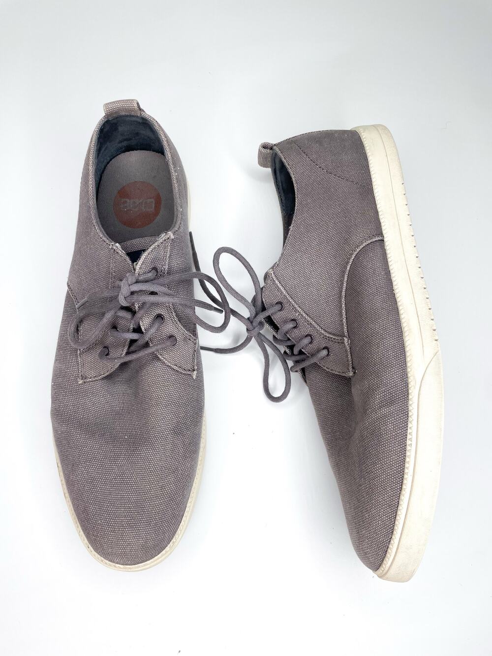 Clae Ellington Mens Sneakers Size 12 Gray Casual Comfort Shoes Lace Up